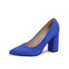 High Heels Women's Sandals Plus Size Black Pointed Toe - Image 2
