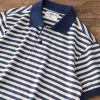 Summer Loose Lapels Men's Retro Casual Striped Short Sleeve