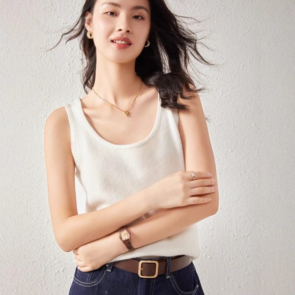 Cashmere Sweater Women's Camisole Close-fitting Inner Wear - Image 3