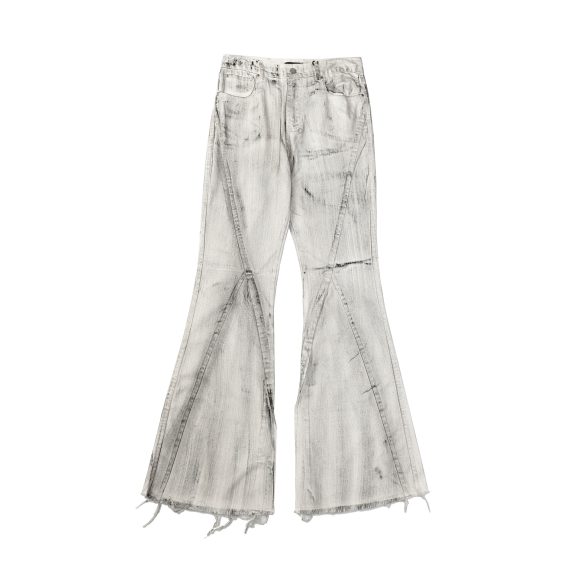Men's Washed And Worn Jeans - Image 6