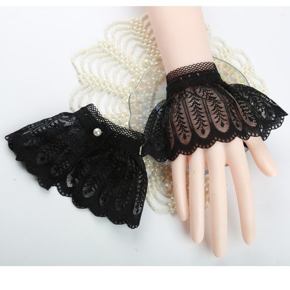 Women's Fashion Personalized Lace Hollow Crocheted Gloves - Image 7