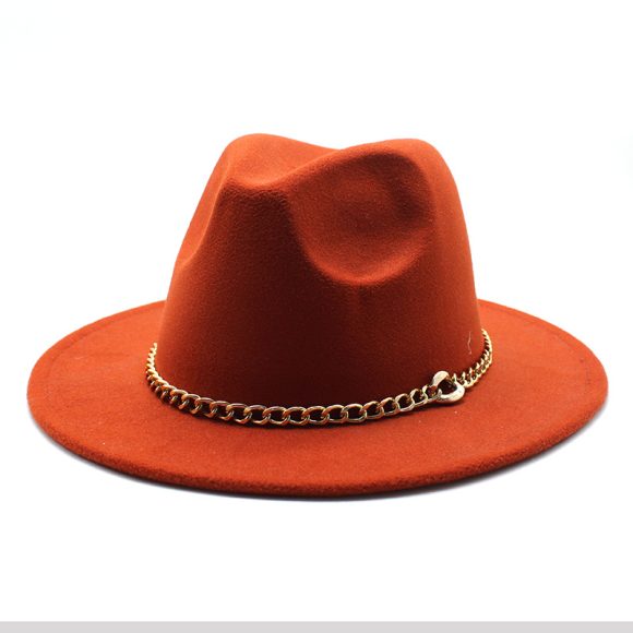 Broad-brimmed Hat Fashion Flat Brim Top Hat Men Women - Image 5