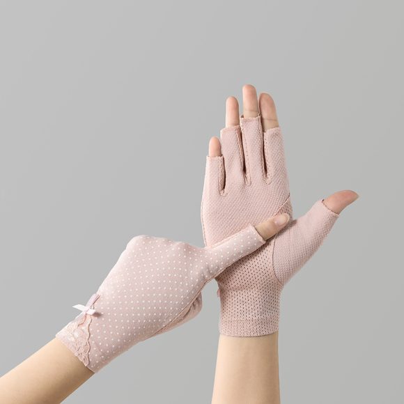 Cycling And Driving Anti-slip Touch Screen UV Protection Sun Protection Gloves - Image 2