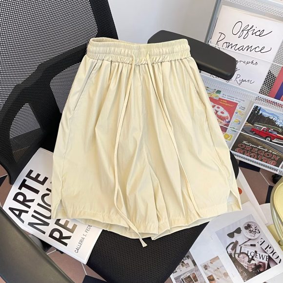 Men's Loose Knee Length Plus Size Straight Breathable Shorts - Image 4