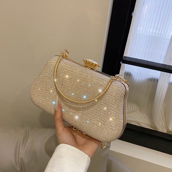 Women's Fashion Clutch Crossbody Chain Bag - Image 7