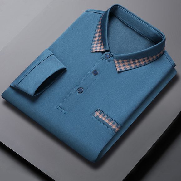 Solid Color Casual Dad Long-t-shirt - Image 7