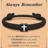 Simple Fashion Cross Milan Rope Braided Bracelet - Image 9