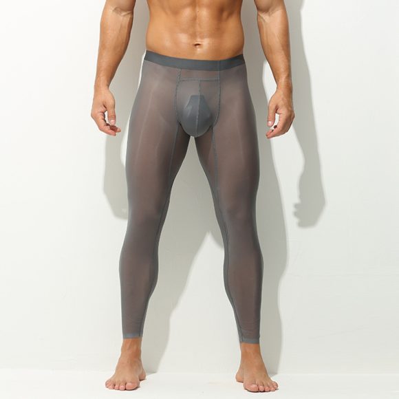 Men's Leggings One-piece Tight Ultra-thin Stretch - Image 2