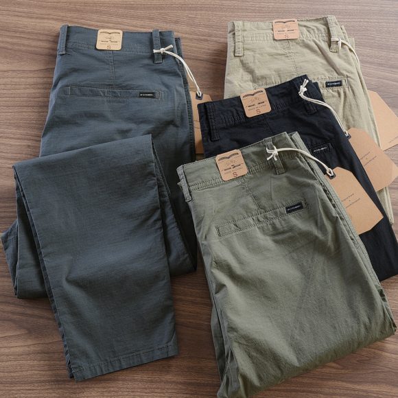 Summer Thin Breathable Men's Pencil Long Pants - Image 3