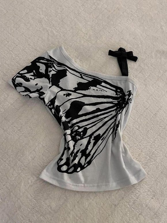 Women's American-style Shoulder Short Sleeve - Image 5