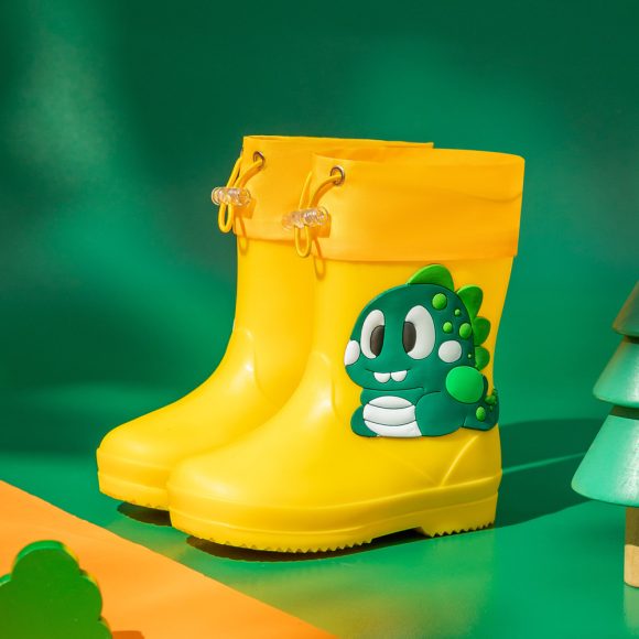 Children's Rain Boots Cartoon Waterproof Short Tube Rain Shoes - Image 8