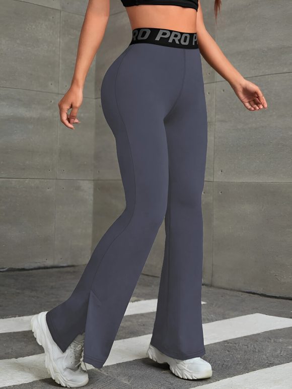 High Waist Flared Hip Raise Slimming Belly Contracting Wide Leg Pants - Image 3