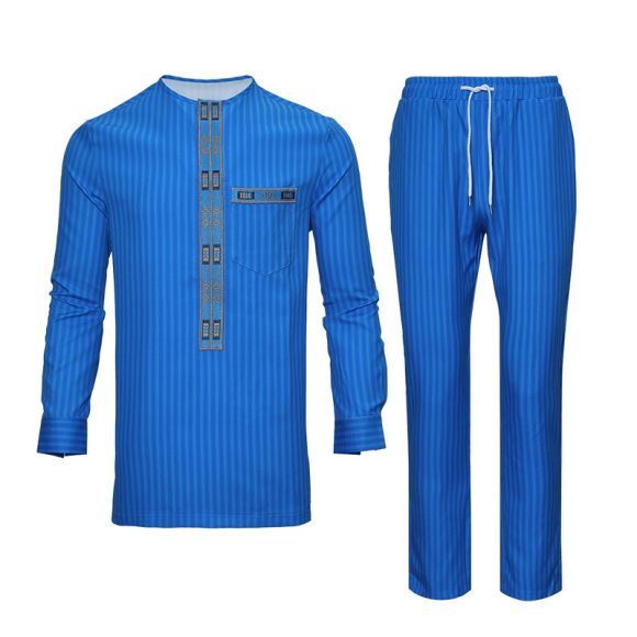 Men's Traditional Top And Pants Suit Style - Image 6