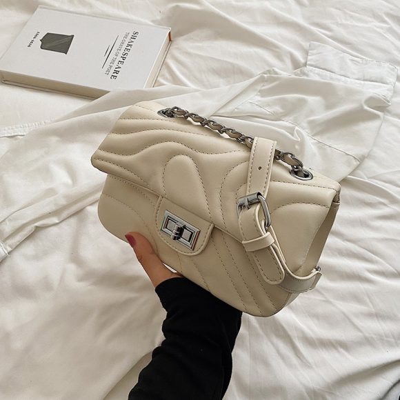 Chain Crossbody Bag Fashion Shoulder Small Square Bag - Image 9