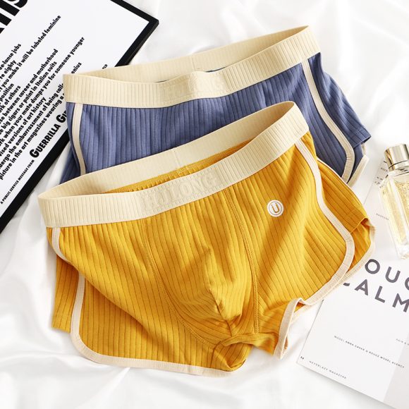 Men's Mid-waist Simple Fashionable Breathable Comfortable Boxers - Image 5