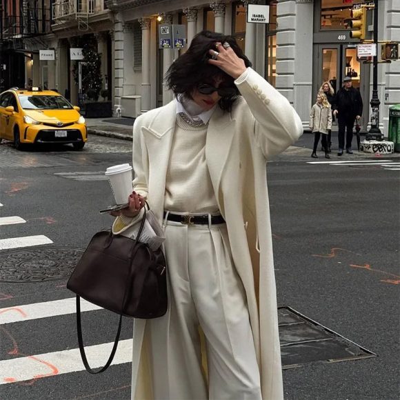 Fashionable All-match Woolen Coat For Women - Image 5