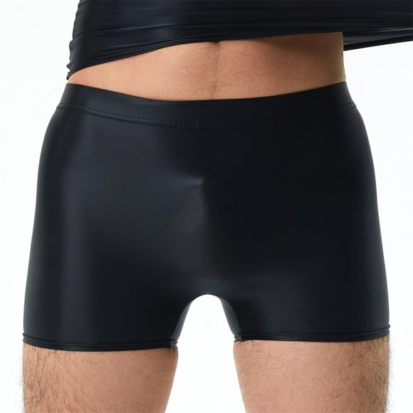 Plus Size High Elastic Shiny Silky Boxers Men - Image 8
