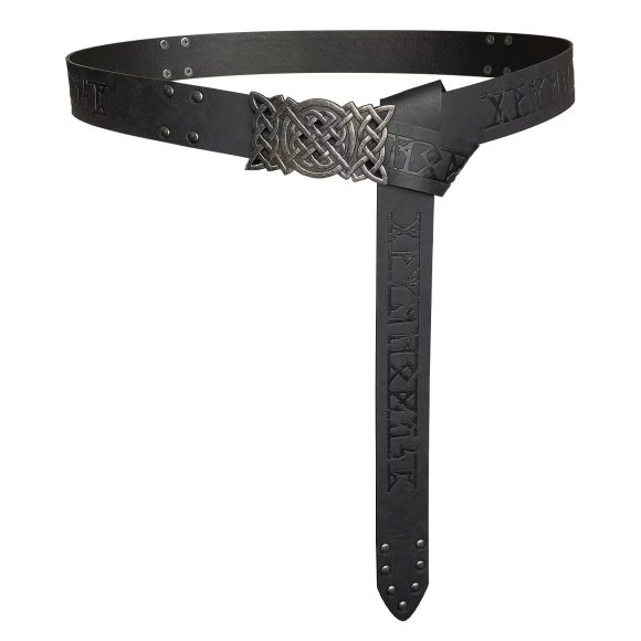 Viking Style Skateboard Buckle Embossed Rivet Belt - Image 2