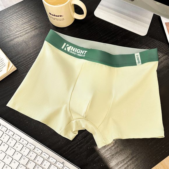 Simple Letter Men's Underwear Cotton Antibacterial Breathable Boxers - Image 8