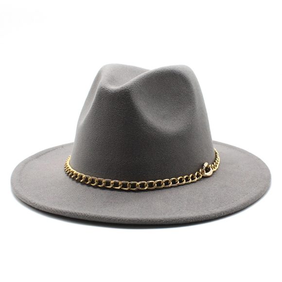 Broad-brimmed Hat Fashion Flat Brim Top Hat Men Women - Image 3