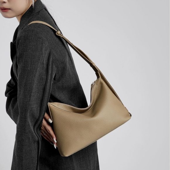 High-grade Sentong Qin All-match Special-interest Design Genuine Leather Shoulder Messenger Bag - Image 6