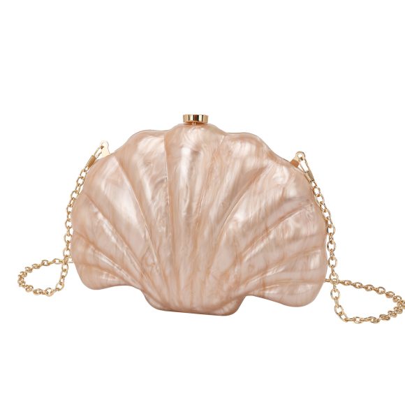 Shell Multicolor Chain Shoulder Messenger Bag - Image 2