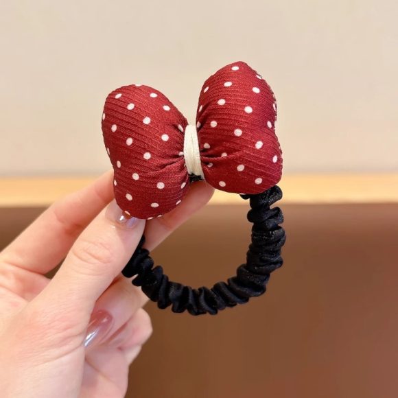 Polka Dot Flower Hairband Cute Hair String - Image 3