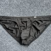 New Upturned Men's Low Waist Ice Silk Briefs - Image 4