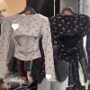 Women's U-neck Backless Floral T-shirt - Image 4