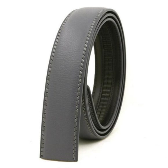 Men's Automatic Belt Body 3 5cm Genuine Leather Belt Without Buckle - Image 2