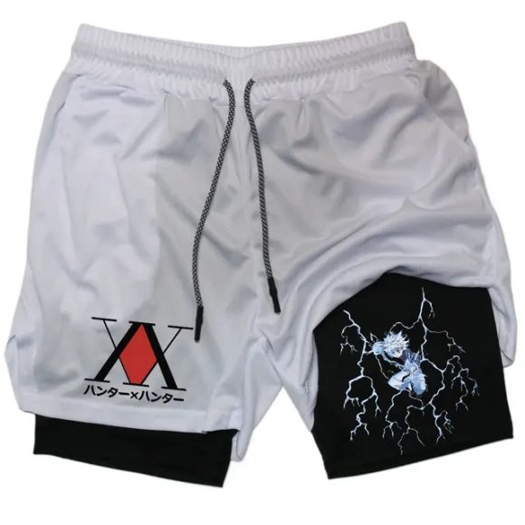 Funny Face Printed Sports Shorts - Image 9