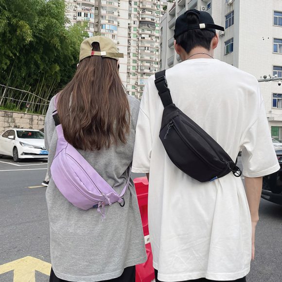Pure Color All-matching Outdoor Pocket New Shoulder Bag - Image 7