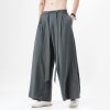 Cotton And Linen Plus Size Loose Trousers Men's Chinese Style - Image 5