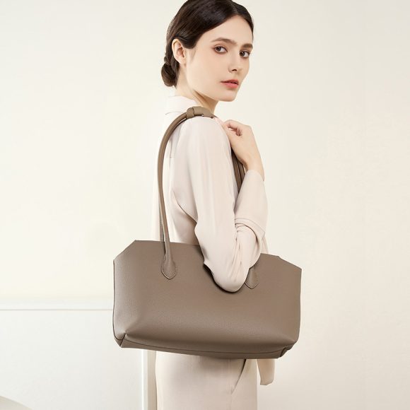 One-shoulder Commuter New High-grade Leather Women's Bag - Image 6