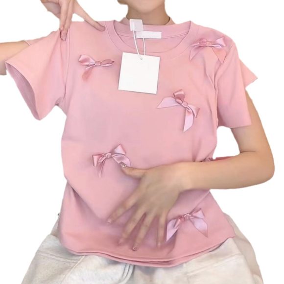 Japanese Sweet Bow Short Sleeve - Image 4