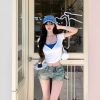 Pure Desire Style Sexy Super-fairy Slim Fit Short Sleeve Shirt