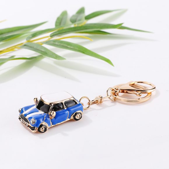 Fashion Cartoon Mini Car Men's Keychain - Image 2