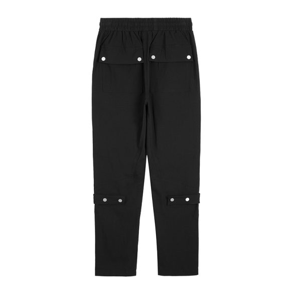 High Street Fashion Brand Lace-up Pocket Breasted Functional Trousers For Men - Image 2