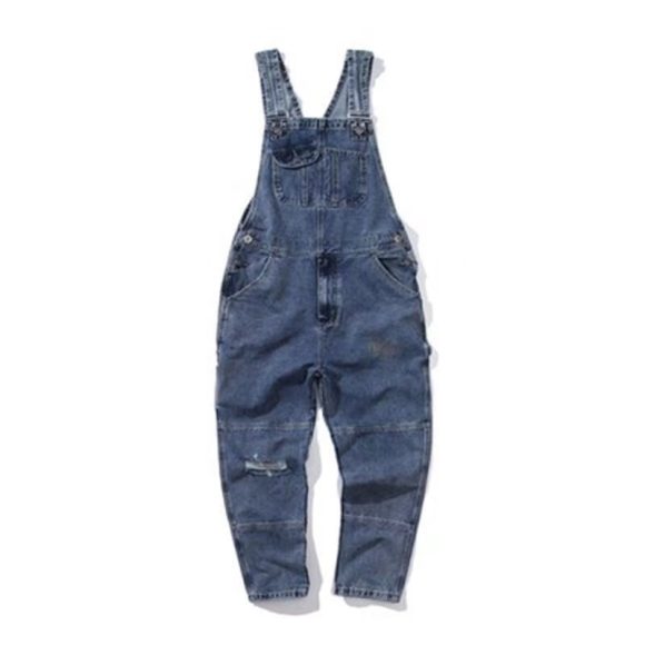 Fashion Men's Straight Cargo Suspender Jumpsuit - Image 4
