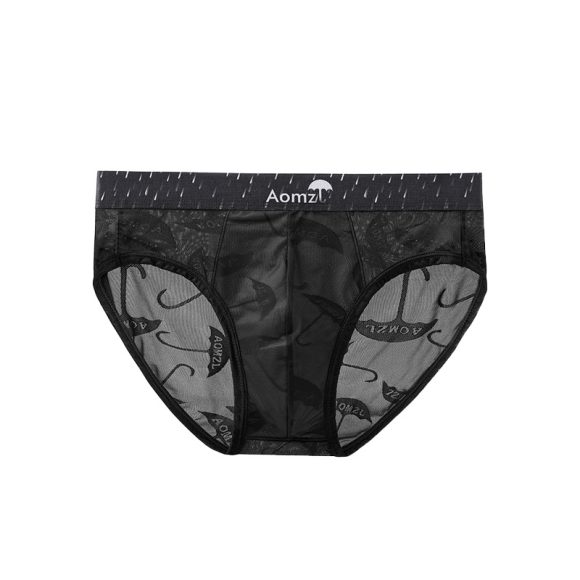 Men's Ice Silk Jacquard Briefs - Image 7