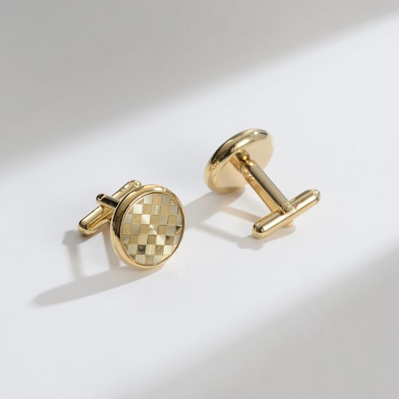 Daily Darcy New Retro Patch Copper Cufflinks - Image 8