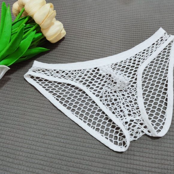 Underwear Coquettish Nightclub Fishnet Briefs Men - Image 2
