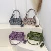 Western Style Snake Pattern Simple Stylish Textured Crossbody Bag - Image 3