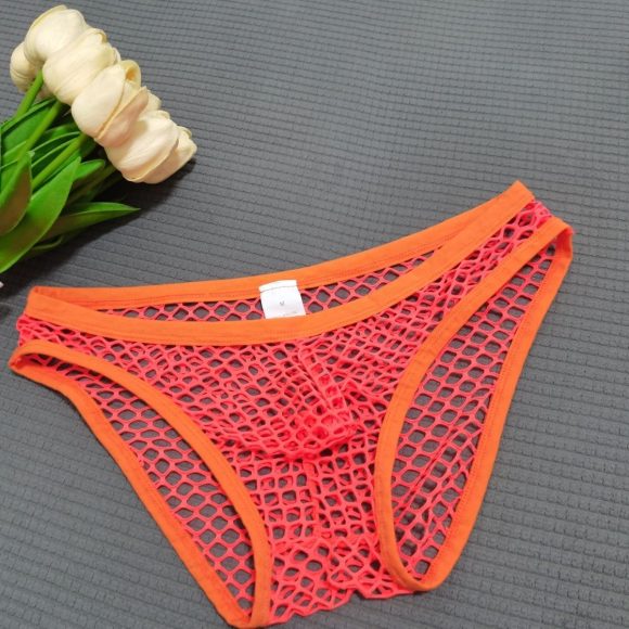 Underwear Coquettish Nightclub Fishnet Briefs Men - Image 3