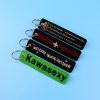 Minimalist Quotation Weaving Mark Keychain Lanyard