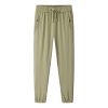 Loose Elastic Quick-drying Straight Ankle Tied Sports Pants - Image 3