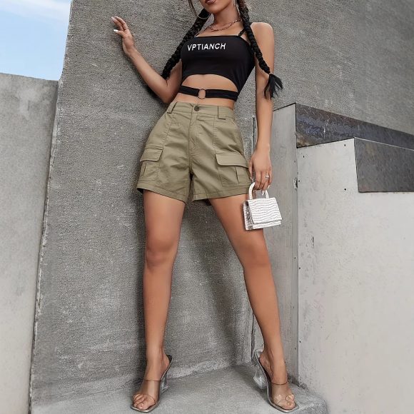 Straight Cargo Casual Loose Wide-leg Pants - Image 2