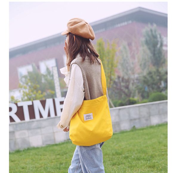 Korean Style Letter Shoulder Class Bag - Image 9