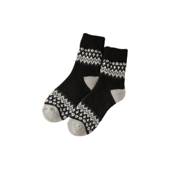 Men's And Women's British Style Extra Thick Thermal Socks - Image 5