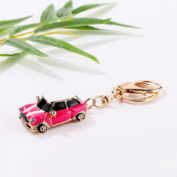 Fashion Cartoon Mini Car Men's Keychain - Image 4